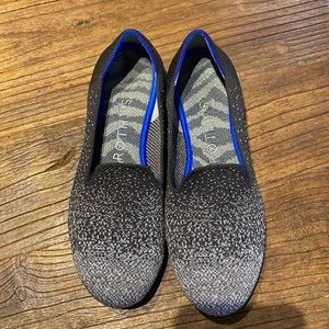 ROTHY'S Twilight Metallic Ombre Round Toe Ballet Flats Sz/w7
